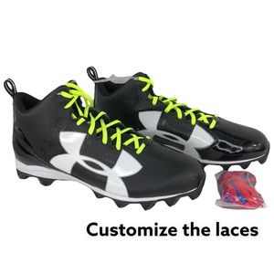 White Under Armour Football Cleats 